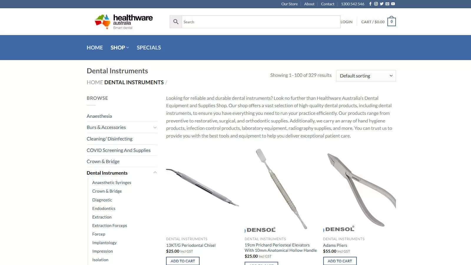 Dental Instruments and Equipment Suppliers in Australia