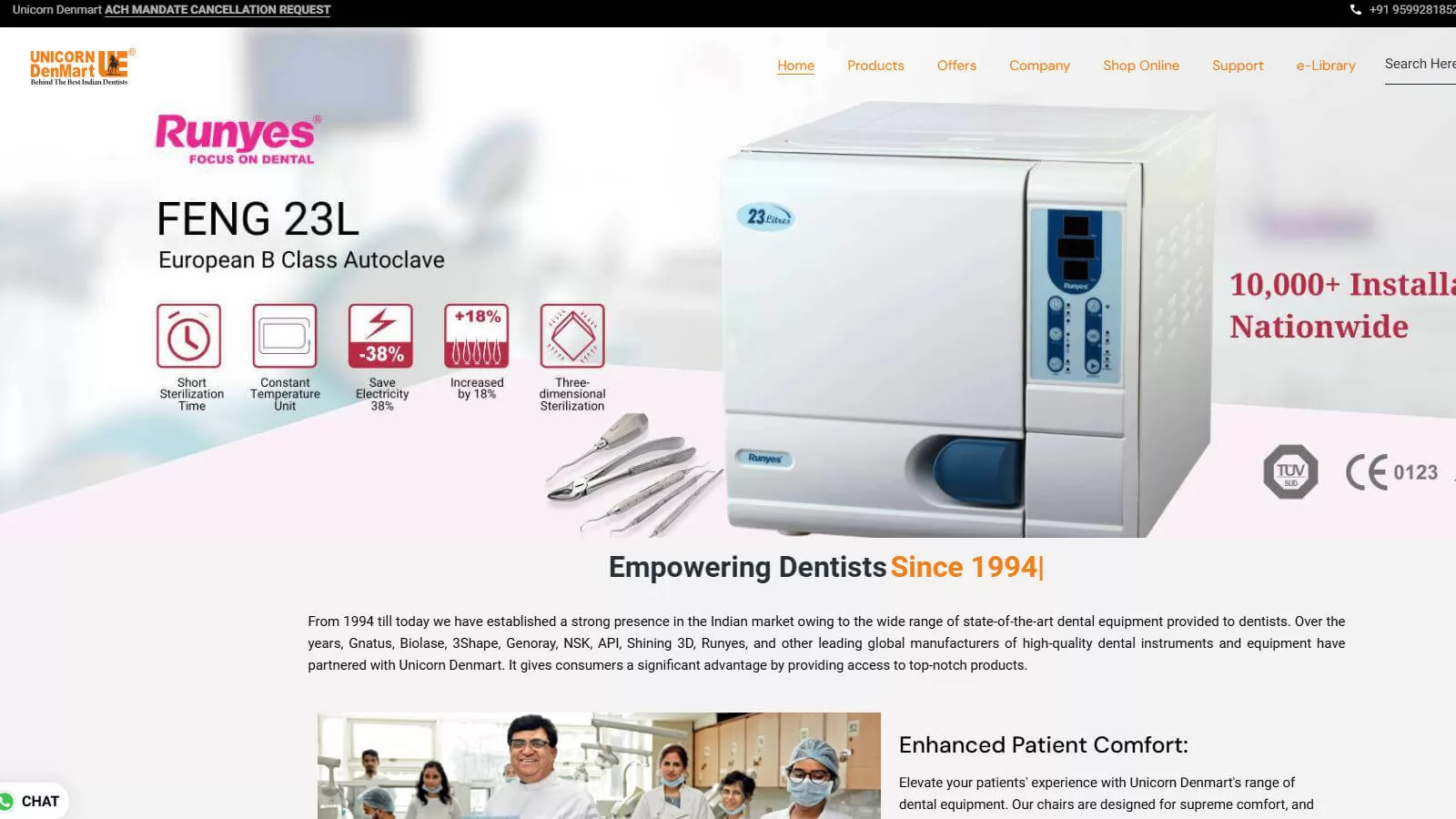 Dental Instruments and Equipment Suppliers in India